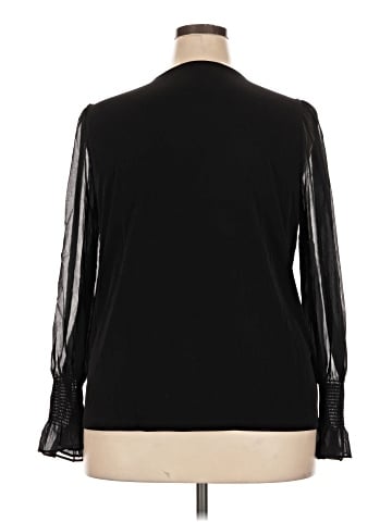 Calvin Klein Long Sleeve Blouse (view 2)