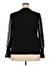 Calvin Klein Black Long Sleeve Blouse Size XXL (estimated) - photo 2