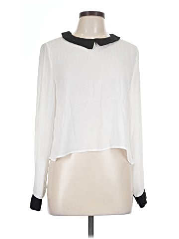Charlotte Russe Long Sleeve Blouse (view 1)