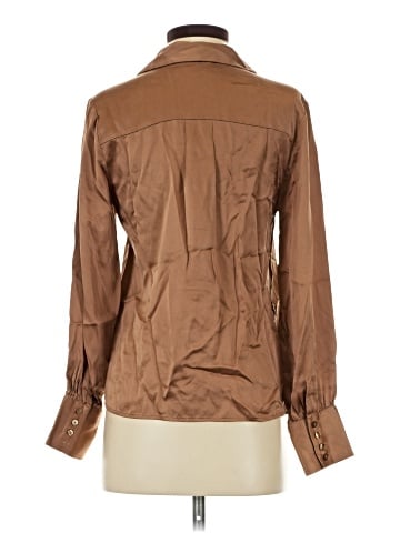Antonio Melani Long Sleeve Silk Top (view 2)
