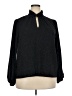 Nine West 100% Polyester Black Long Sleeve Blouse Size XXL - photo 1