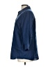 Chico's 100% Linen Solid Blue 3/4 Sleeve Button-Down Shirt Size Lg (2) - photo 5