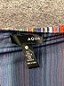 Aqua 100% Polyester Stripes Gray Jumpsuit Size M - photo 4