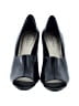 Tahari 100% Leather Black Heels Size 8 1/2 - photo 2