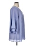 Avenue 100% Polyester Blue 3/4 Sleeve Blouse Size 14 Plus - photo 4