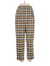 Topshop Plaid Yellow Casual Pants Size 6 - photo 1