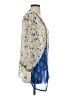 Soft Surroundings 100% Viscose Blue Kimono Size S - photo 4