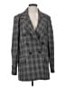 Free People Plaid Gray Blazer Size S - photo 1