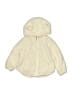 Old Navy 100% Polyester Ivory Zip Up Hoodie Size 18-24 mo - photo 1