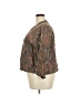 Coldwater Creek Paisley Brown Jacket Size 2X - photo 5