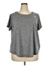 Nike 100% Polyester Gray Active T-Shirt Size 2X (estimated) - photo 1
