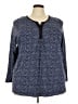Ulla Popken 100% Baumwolle Blue Kimono Size 24 - 26 - photo 1