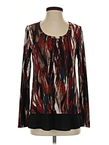 Karen Kane Long Sleeve Blouse (view 1)