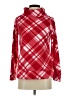 Talbots 100% Polyester Plaid Red Turtleneck Sweater Size XS - photo 1