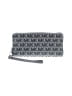 MICHAEL Michael Kors 100% Canvas Gray Wristlet One size - photo 1