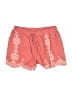 Bebop 100% Rayon Paisley Orange Shorts Size S - photo 1