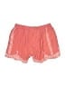 Bebop 100% Rayon Paisley Orange Shorts Size S - photo 2