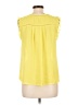 GB 100% Polyester Yellow Sleeveless Blouse Size L - photo 2