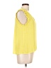 GB 100% Polyester Yellow Sleeveless Blouse Size L - photo 4