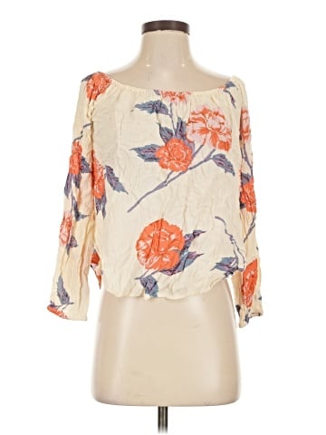 Billabong 3/4 Sleeve Blouse (view 1)