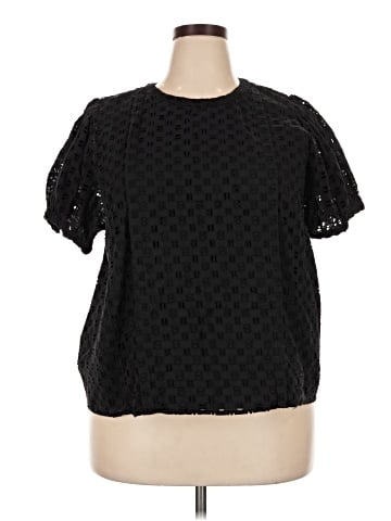 Elizabeth and James Short Sleeve Blouse (view 1)