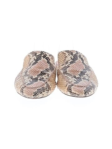 Madewell The Frances Skimmer Mule in Snake Embossed Leather (view 2)