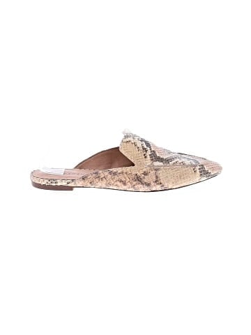 Madewell The Frances Skimmer Mule in Snake Embossed Leather (view 1)