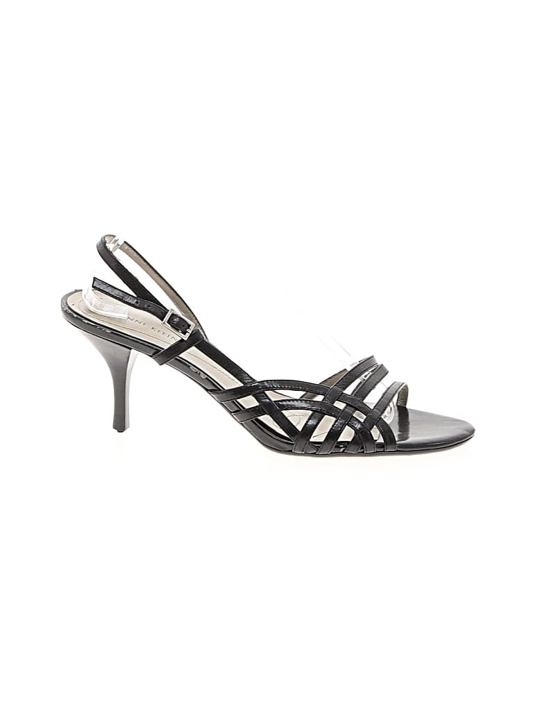 Pre-owned Ak Anne Klein Sandals In Gray