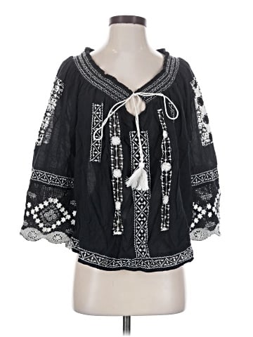 Free People 3/4 Sleeve Blouse (view 1)