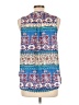 Lush Blue Sleeveless Blouse Size L - photo 2
