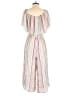 Elan 100% Rayon Stripes White Jumpsuit Size M - photo 2