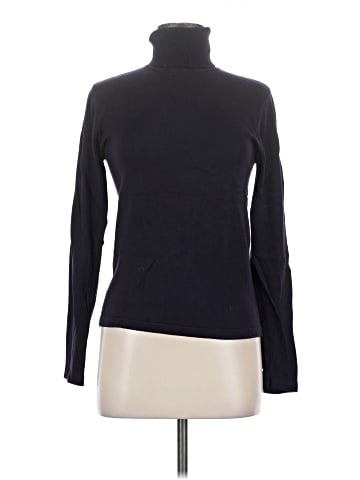 City Silk Long Sleeve Turtleneck (view 1)
