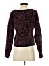 Tahari 100% Nylon Animal Print Burgundy Pullover Sweater Size S - photo 2