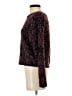 Tahari 100% Nylon Animal Print Burgundy Pullover Sweater Size S - photo 5