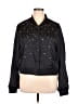 DKNY 100% Polyester Stars Black Jacket Size XL - photo 1