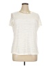 Calvin Klein Ivory Short Sleeve Top Size XL - photo 1