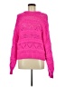 Bershka Hearts Pink Pullover Sweater Size M - photo 1