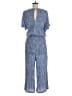Mud Pie Stripes Blue Jumpsuit Size L - photo 2