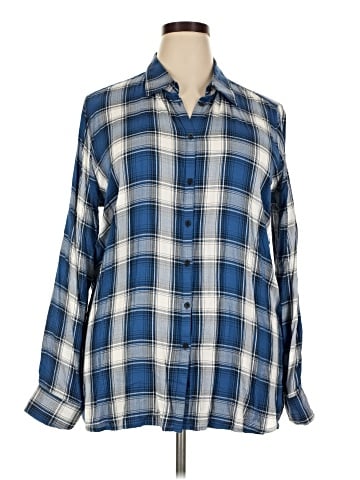 Lauren by Ralph Lauren Long Sleeve Button-Down Shirt (view 1)