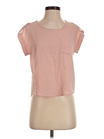 Chocolate Short Sleeve Top (view 1)
