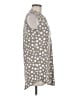 SJS Polka Dots Gray Sleeveless Blouse Size M - photo 4