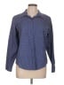 L.L.Bean 100% Cotton Polka Dots Blue Long Sleeve Button-Down Shirt Size L - photo 1