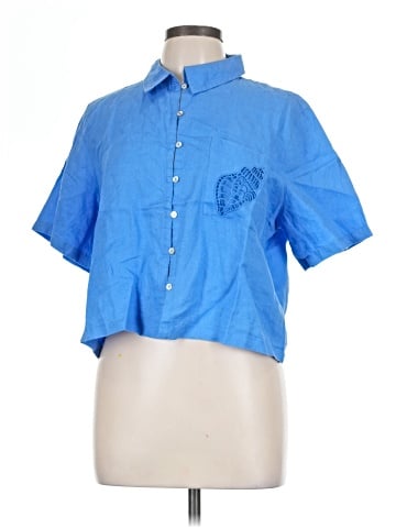 Calypso St. Barth Short Sleeve Blouse (view 1)