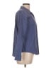 L.L.Bean 100% Cotton Polka Dots Blue Long Sleeve Button-Down Shirt Size L - photo 4
