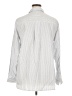 Max Studio Stripes Silver Long Sleeve Blouse Size XL - photo 2