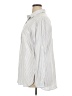 Max Studio Stripes Silver Long Sleeve Blouse Size XL - photo 5