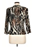 JBS Animal Print Brown 3/4 Sleeve Blouse Size L (estimated) - photo 2