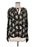WAYF 100% Rayon Floral Black Long Sleeve Blouse Size M - photo 1
