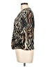 JBS Animal Print Brown 3/4 Sleeve Blouse Size L (estimated) - photo 5