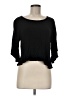 ABound 100% Rayon Black 3/4 Sleeve Top Size M - photo 1